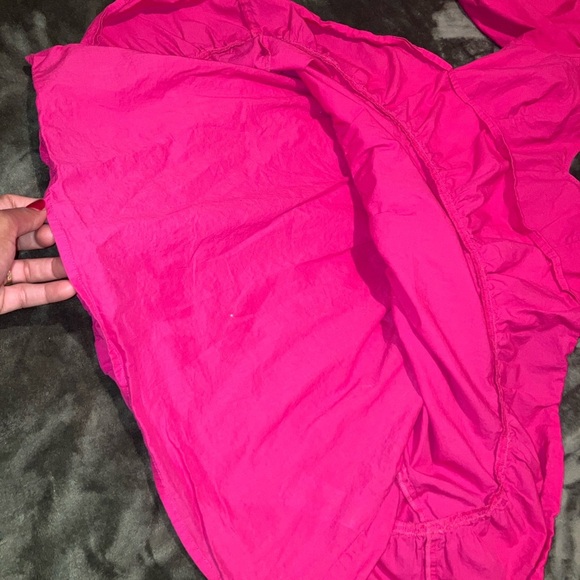 Adidas Bright Pink V-Neck Top - Picture 4 of 5